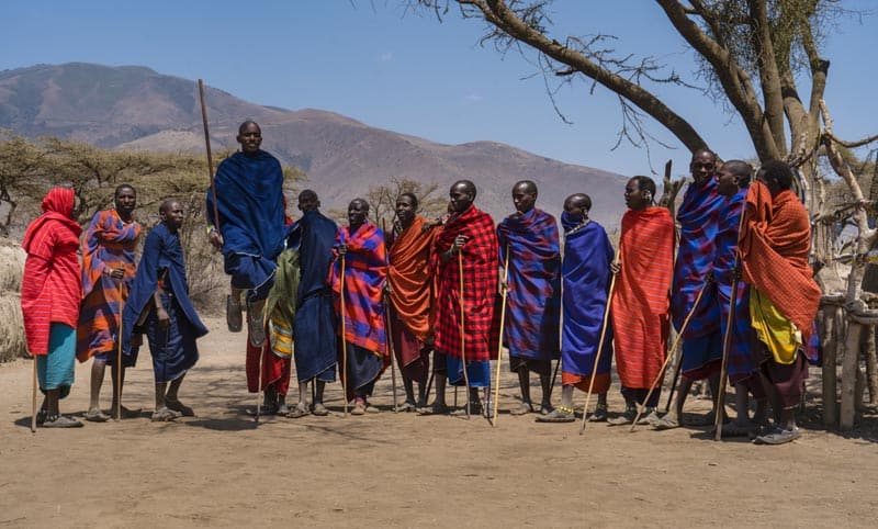 Can i see the Masai warriors on Tanzania wildlife safari tour